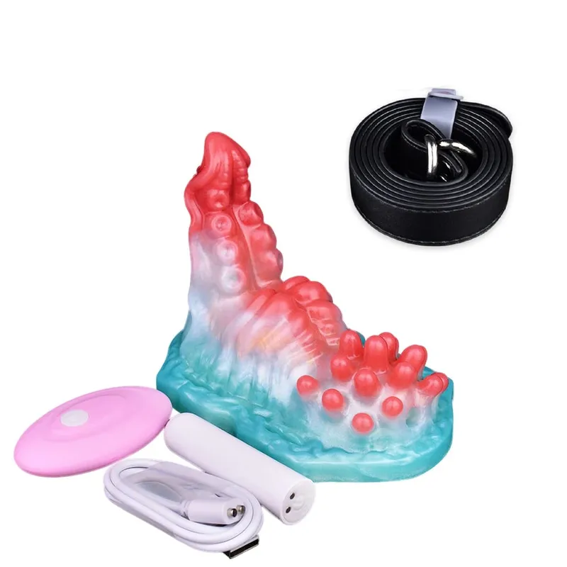 Wireless Control Silicone Octopus/Granule Sex Grinder Strapon Grinding Hump Friction Vibration Massage Female Masturbation — image 10
