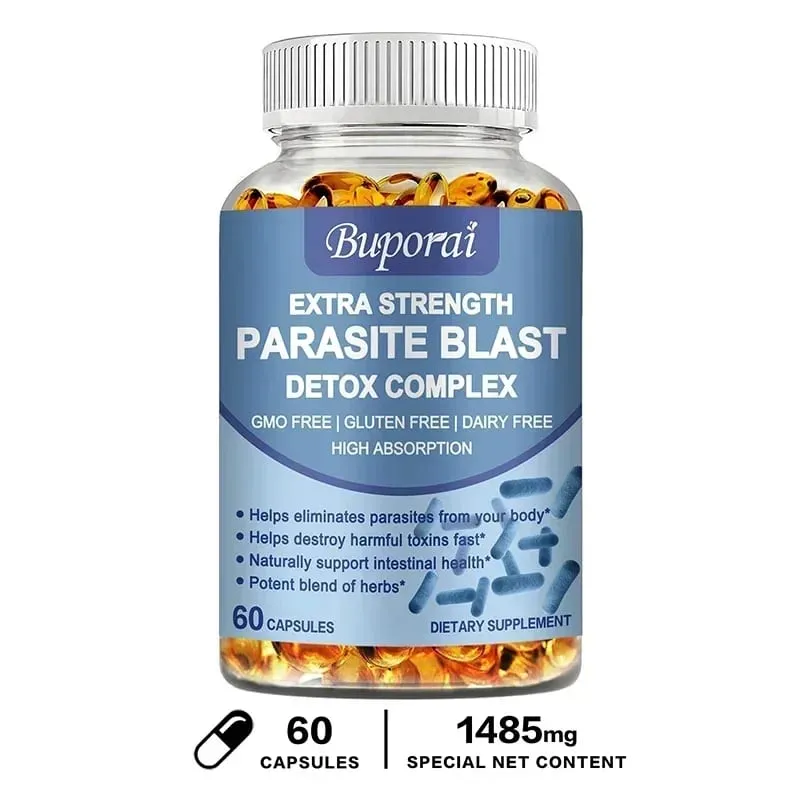Parasite Blast Detox Complex - Eliminate Parasites Supports Intestinal Cleansing Enhance Immunity Promote Digestion — image 8
