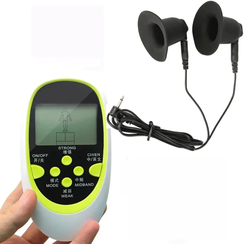 Electric Shock Pulse Nipple Sucker Enlarger Nipple Clamp Vacuum Stimulate Breast Enlarger SM Adult Orgasm Sex Toys For Women Gay — image 13