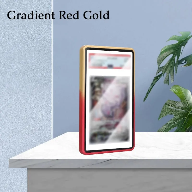 Gradient Color Aluminum Alloy Graded Cards Protector Case for PSA/BGS UV & Scratch Resistant Trading Card Bumper Display Holder