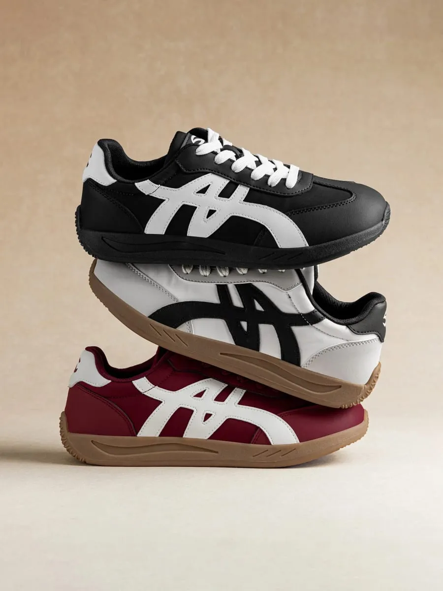 Sapatos descalços unissex de largura larga tênis de couro artificial clássico retro minimalista sapatos de caminhada — image 10