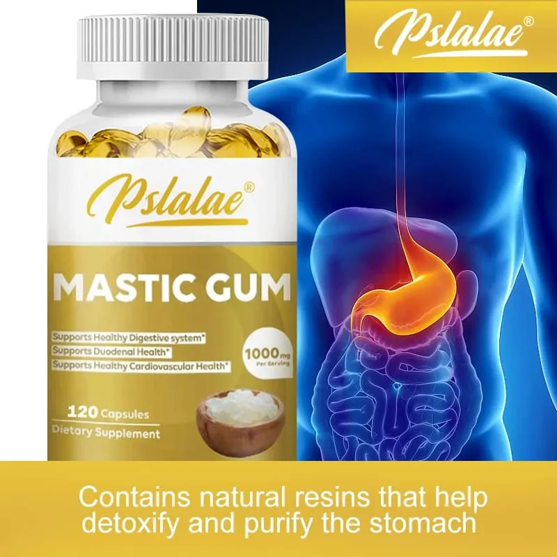 Mastic Gum Supplement - Improves Digestion Gut and Cardiovascular Health — image 1