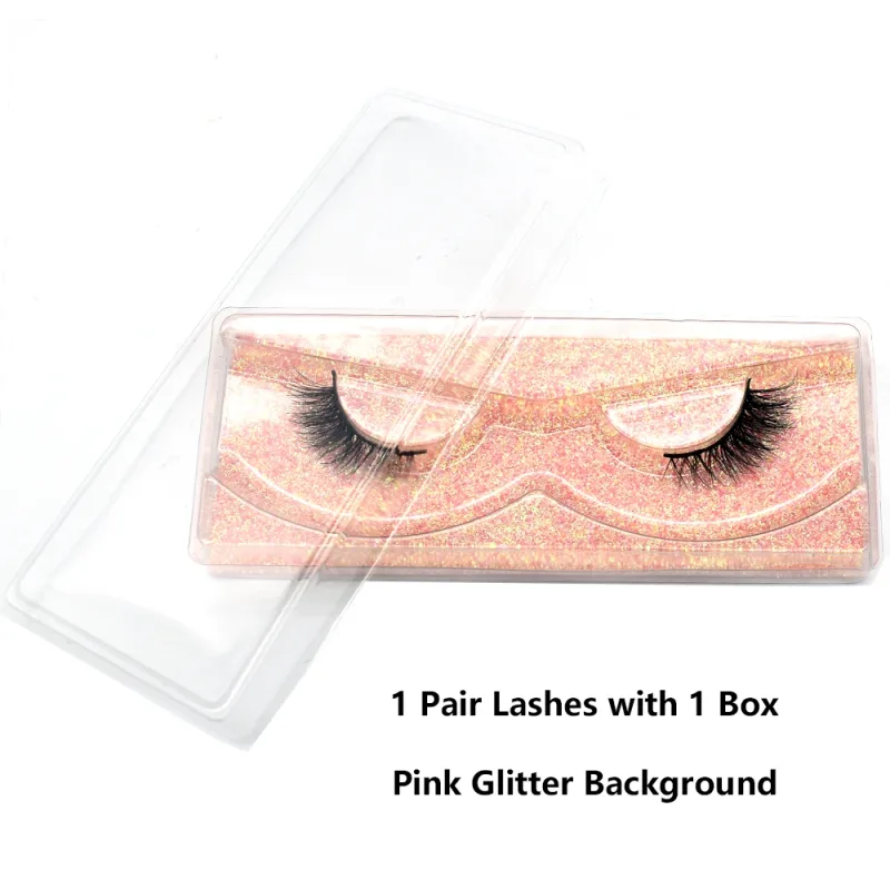 Demi-cils naturels 3D en vison, courts, duveteux, vaporeux, bande croisée, doux, Extension, maquillage — image 4