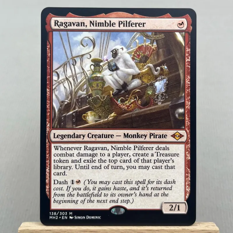 MH2 HOLO7-Ⅰ03 Tcg Cards German Black Core Ragavan Nimble Urza's Saga Fetch Lands Arid Mesa the Cabal Coffers — image 26