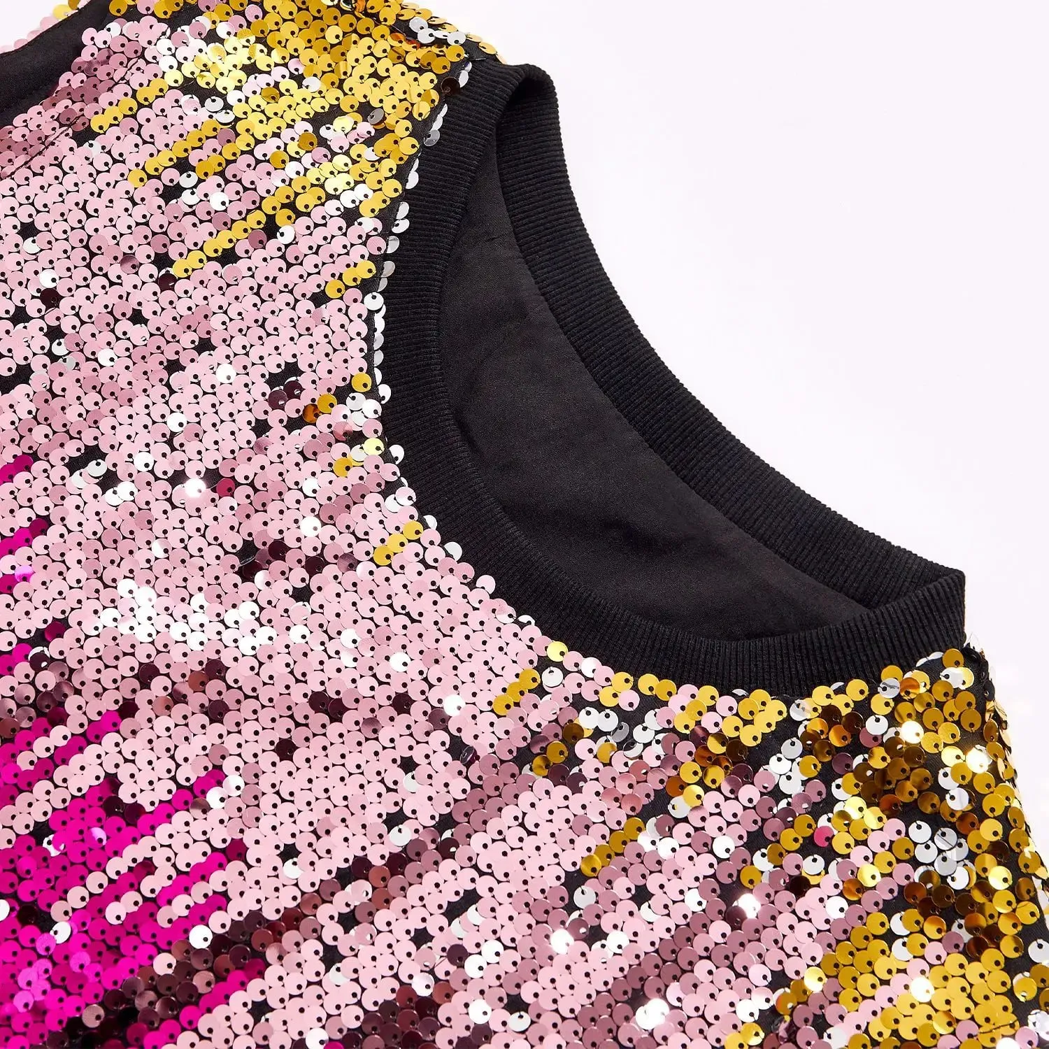 2025 Fashion Pullover Sleeveless Multi-color Sequined T-shirt/vest for Women Urban Street Style Multicolored Women's Tank Top — image 10