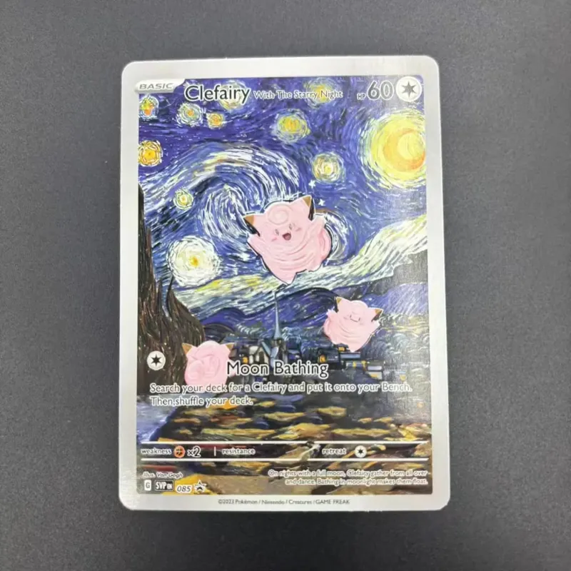 DIY Collection Cards 2023 SVP EN VAN GOGH /GREY FELT HAT Self Made Single Card Classic Game Anime Cards Gift Toy — image 18