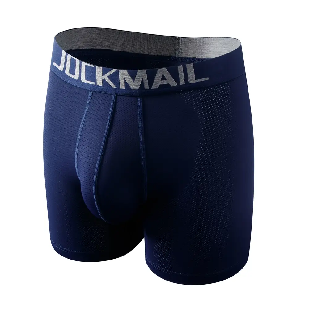 Sexiga män underkläder Boxer 3D hängmatta-formad påse för män Designad ventilerande nätpaneler män boxershorts trunk herrkalsonger — image 6
