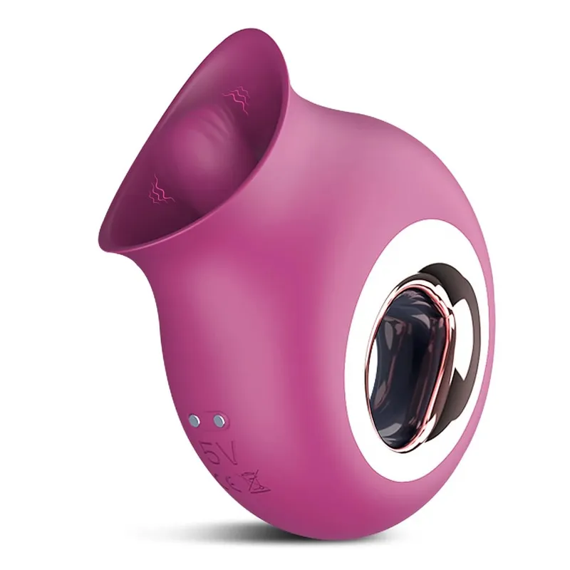 9 Vibration Modes Tongue Licking Nipple Vagina Orgasm Sucking Massager Stimulating Sex Toy Adult Products Masturbator for Women
