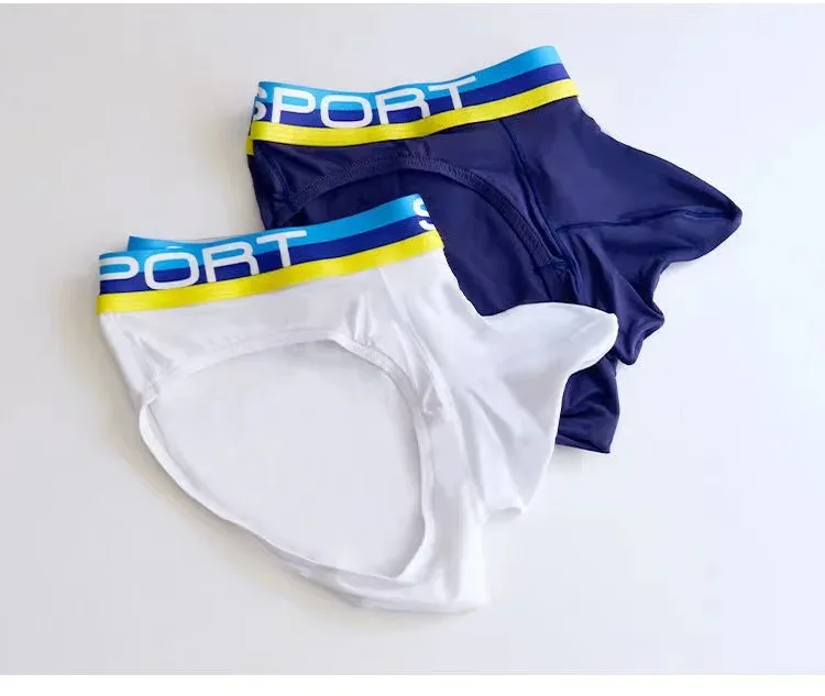 Elephant Nose Sexy Men Underwear U Convex Briefs Pouch Breathable Mesh Sexi Shorts Male Underpants Cueca Gay Penis Silk Summer — image 9