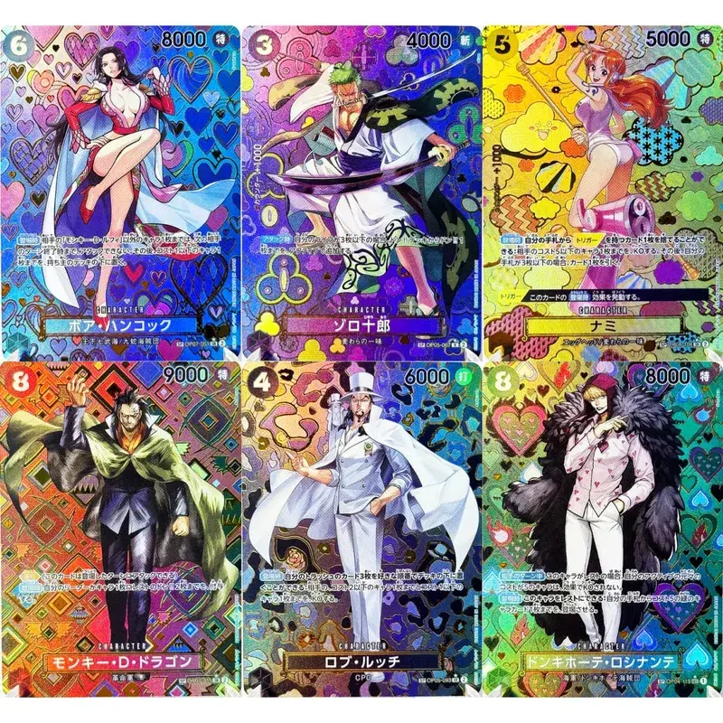 Komplet sæt One Piece Card Game SP sjældent kort komplet samling Højkvalitets DIY Replica Anime Foil Proxy Card [engelsk/japansk]