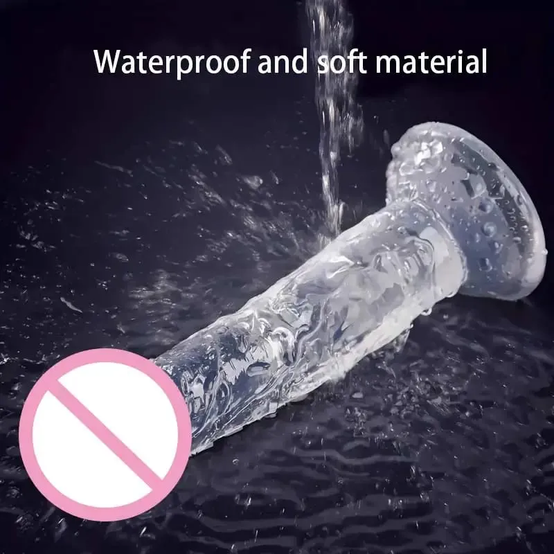 Super levné realistické měkké ženy erotické anální velké dildo přísavka Jelly Dick erotické hračky měkké klitorisy vaginální masturbátory penis — image 5