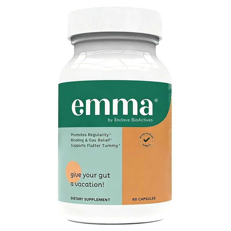 Gut health relief supplement supports leaky gut and digestive system relieves constipation bloating and gas 60 capsules
