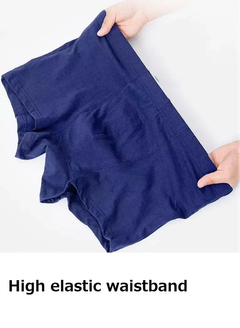 4Pcs Cotton Men Panties Underpants Mens Boxers Loose Big Plus Size Shorts For Mens Pants Male Breathable Underwear Homewear 10XL — image 1