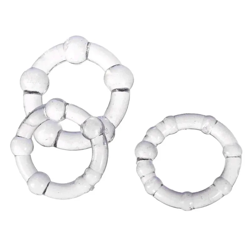 Male Penis Sleeve Dual Cock Rings Delay Ejaculation Nozzle Penis Rings Enlargement Reusable Cockring Sex Toys for Men Adults — image 14