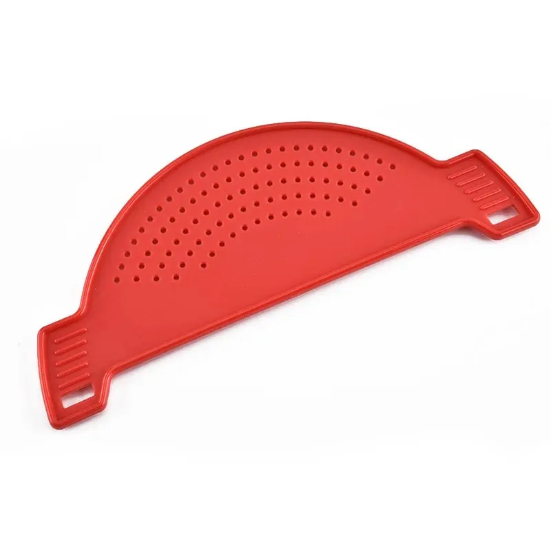 Pan Pot Strainer Plastic Pasta Spaghetti Practical Draining Tool Pot Strainer Pan Drainer for Home Kitchen Easy Draining — image 5