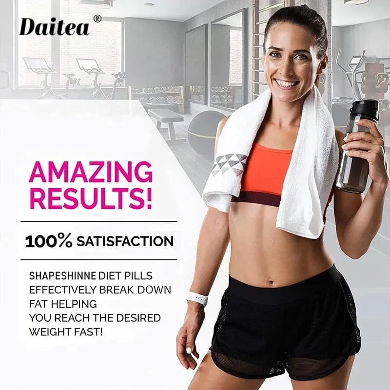 Daitea Appetite Control Capsules - Organic Vitamin C Chitosan (90% DAC) Metabolism Boost Fat Burning Low Fat — image 4