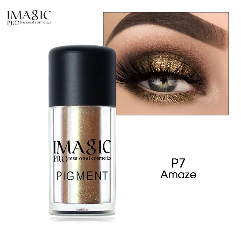 New Arrival Glitter Eyeshadow Metallic Loose Powder Waterproof Shimmer Pigments Colors Eye Shadow Makeup Cosmetics — image 12