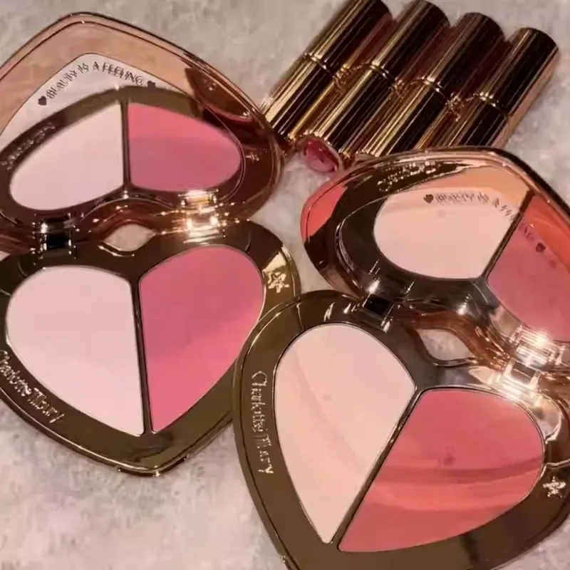 Charlotte Tilbury Liquid Foundation Cushion Foundation Setting Spray Pressed Powder Love 2 Color Powder Blusher Eyeshadow Rouge — image 6