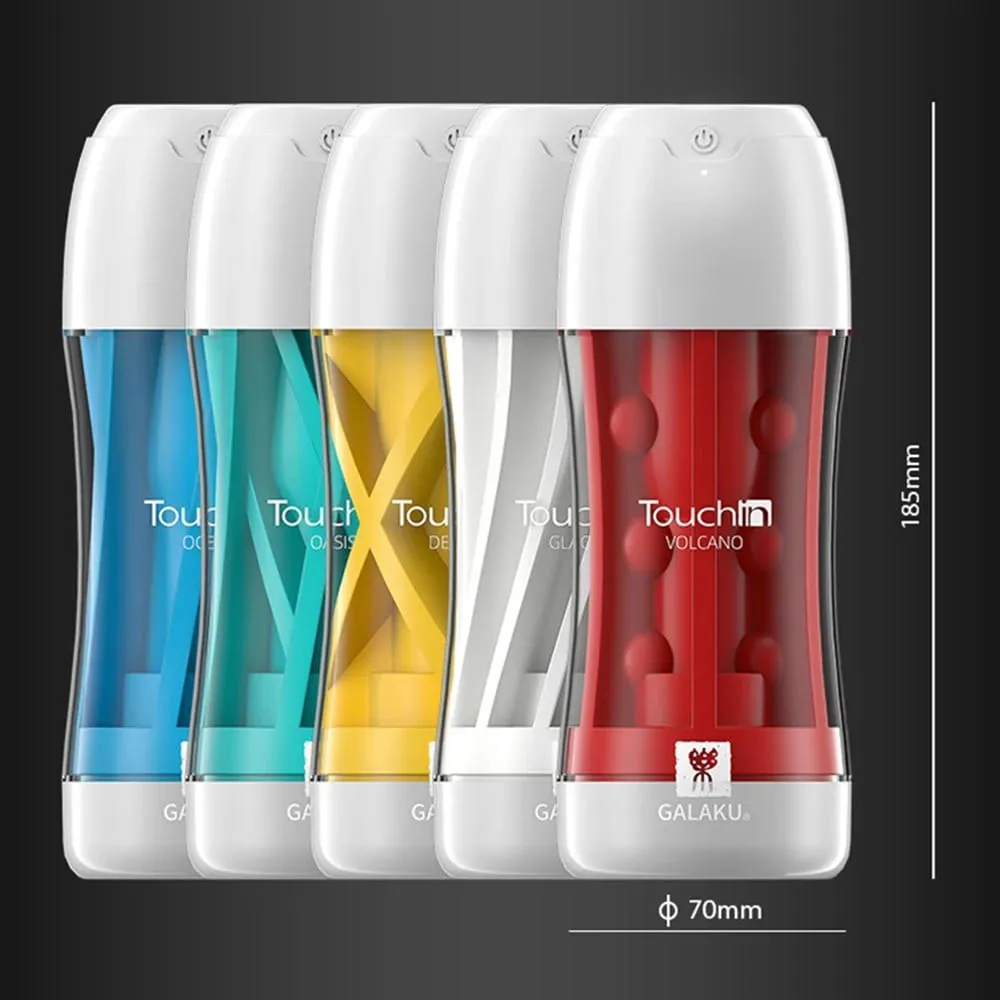 Touch In Masturbator Blowjob Simulation Sucking Cup Soft Realistic Vagina Male Masturbator Erotic Adult Sex Toys For Men — image 6