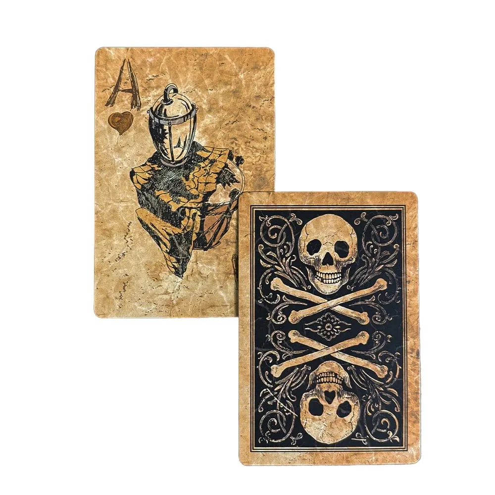Pirate Skull Vintage Style Playing Cards Standard Deck of Cards Waterproof Poker Cards for Family Games Parties Gatherings — image 3