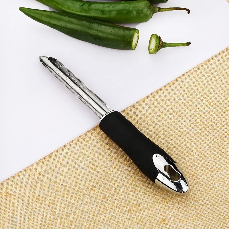 Chili Core Extractor Home Portable Stainless Steel Zucchini Courgette Cucumber Corers Special Kitchen Gadgets with Serrated Edge — image 8
