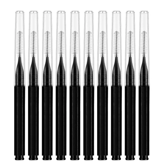 10/20 Pcs Eyebrow Brushes Mini Brow Lifting Brush Disposable Makeup Eyelash Tool Tooth Interdental Brush Lash Extension Supplies — image 12