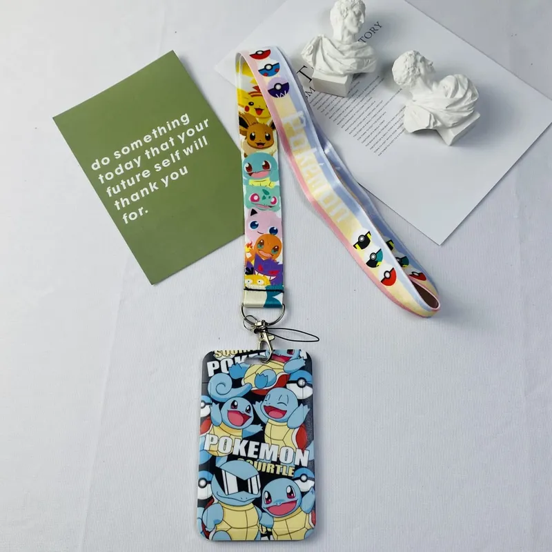 Cute Couples Lanyard For Keys Chain Credit Card Cover Pass Mobile Phone Charm Straps ID Badge Holder Key Accessories Gifts