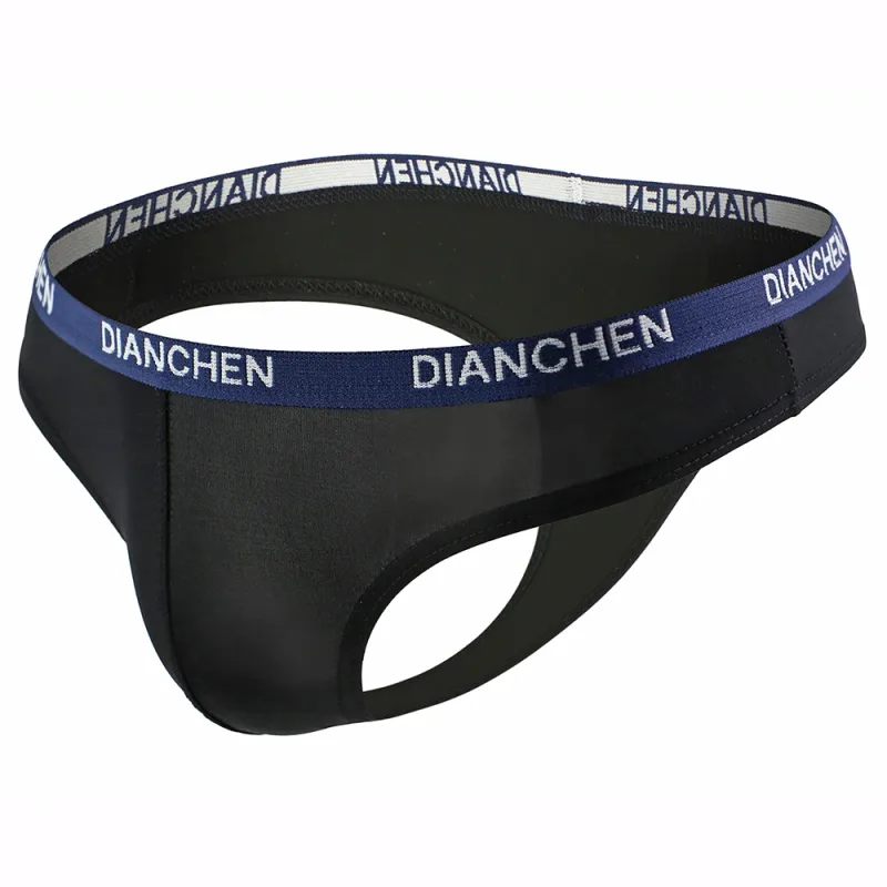 1pc Sexy Men's Elastic Ice Silk Bikini Briefs Shorts Breathable Jockstrap Pouch Underwear Low Waist Man Panties — image 11