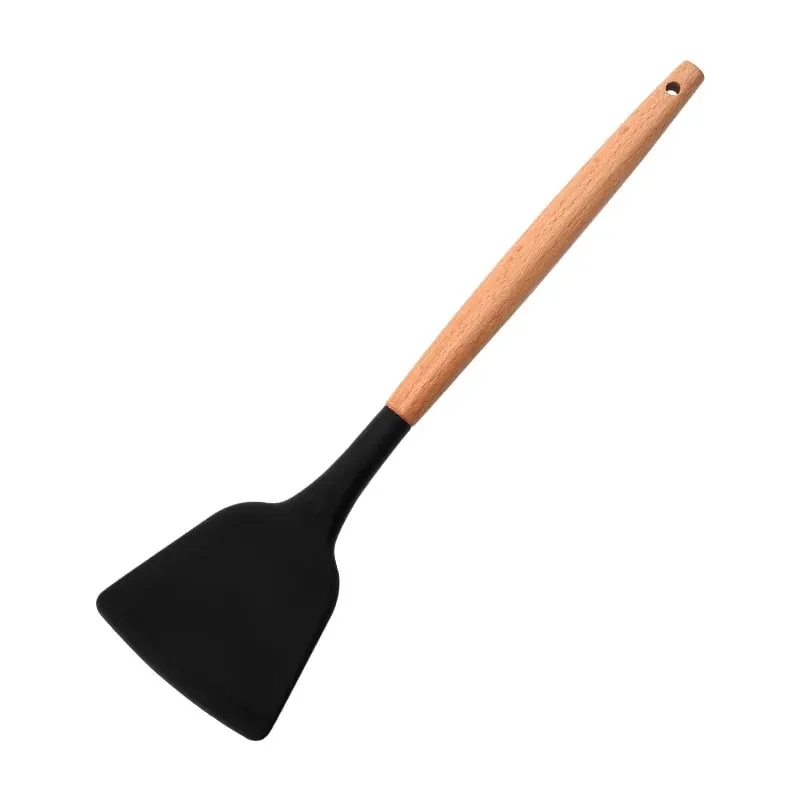 Silicone Turners Gadgets Spatula Egg Fish Frying Pan Scoop Fried Shovel Slotted Turners Kitchen Tools Cooking Utensils Kitchen a — image 13