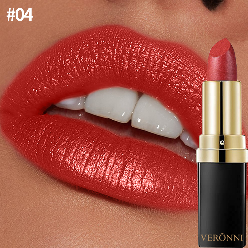 10 Color Glitter Lipsticks Shimmer Shiny Lipgloss Pearlescent Lip Tint Waterproof Long Lasting Diamond Lips Glaze Makeup Cosmeti — image 11
