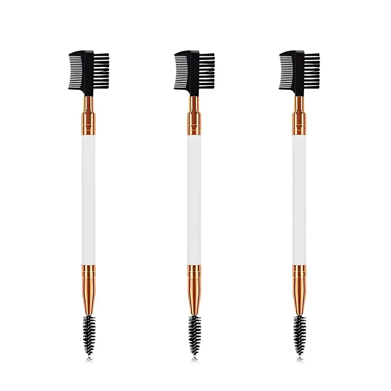 3/10 PC 1PC Double Ended Eyebrow Comb Brush Beauty Makeup Brushes Eyelash Applicator Professional Make Up Tool — image 8