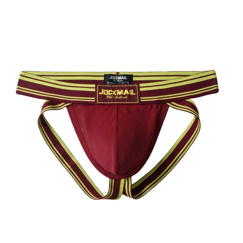 4pcs/Lot Sexy Men Underwear Jockstrap Panochas Men's Briefs Bikini Tanga Slip Bikini Brief Nylon Quick Dry or As Swimwear Shorts — image 5