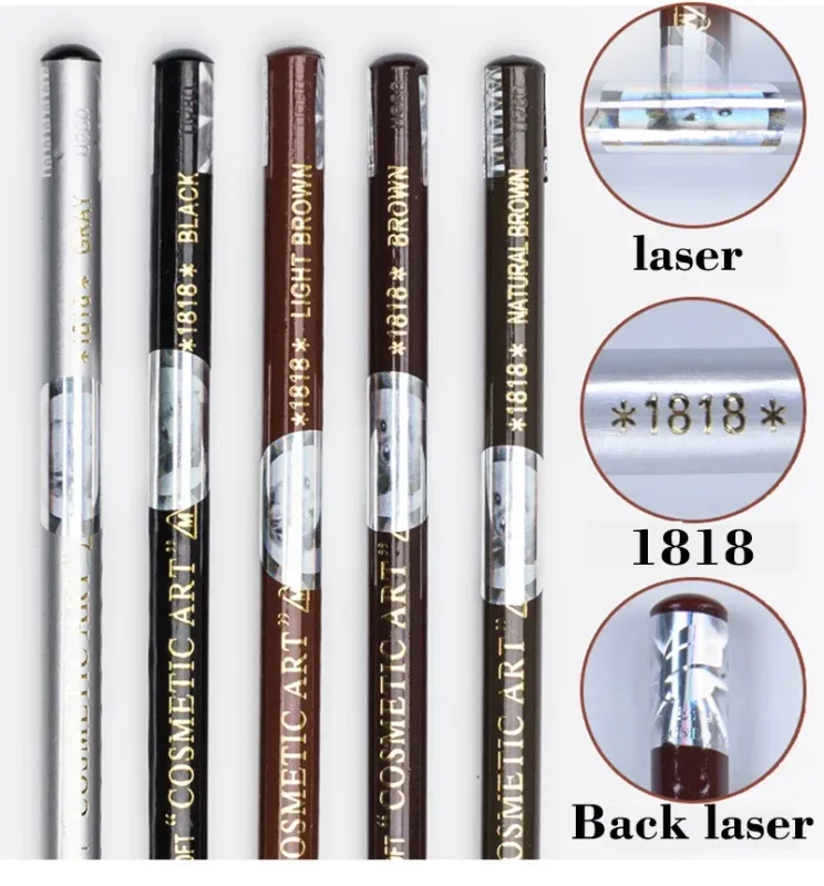 1818 Best Quality Phibrow Pencil Peel Off Pull Roll Paper Eyebrow Pencil Eyebrow Tint Makeup Brow Liner Long-Last Set with — image 5