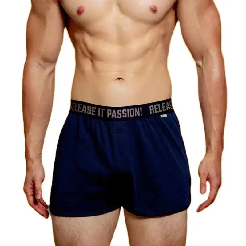 Man's Underwear Panties Men's Shorts Cotton Underwear Boxers Solid Loose Cuecas Masculinas Home Boxershorts Ropa Interior Hombre — image 5