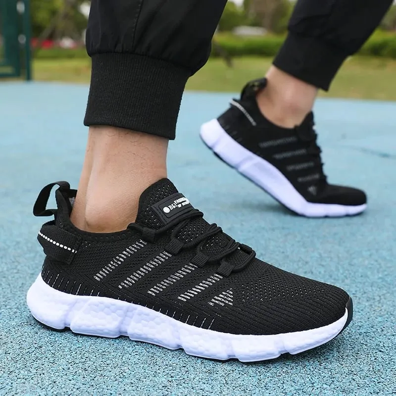 New Summer Soft Soled Running Shoes Men Mesh Breathable Casual Shoes Comfortable Fashionable Versatile Outdoor Exercise Shoes — image 8