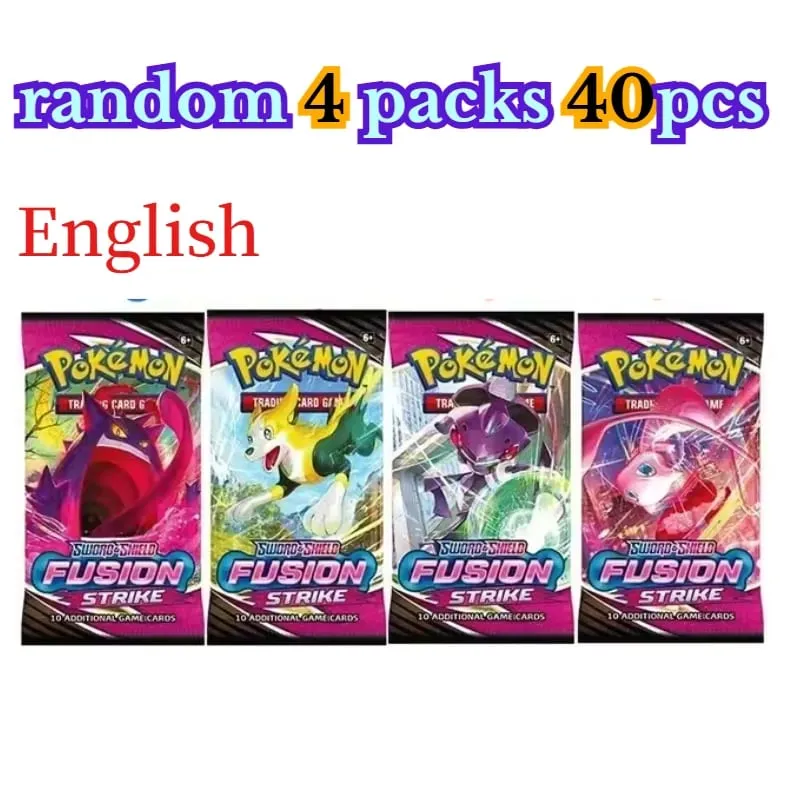 Menyenangkan 40 Buah Paket Kartu Pokemon 4 Set Sun Moon Violet 151 Kartu Perdagangan Inggris Mainan Koleksi Hadiah Halloween Fantasi Sci Fi — image 18