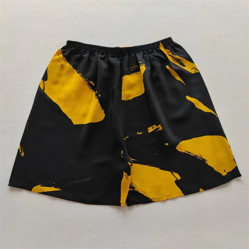 100% Mulberry Silk Men Boxer Underwear Couple Rubber Band Thin Short Home Pants Promotion Woman Can Wear — image 13