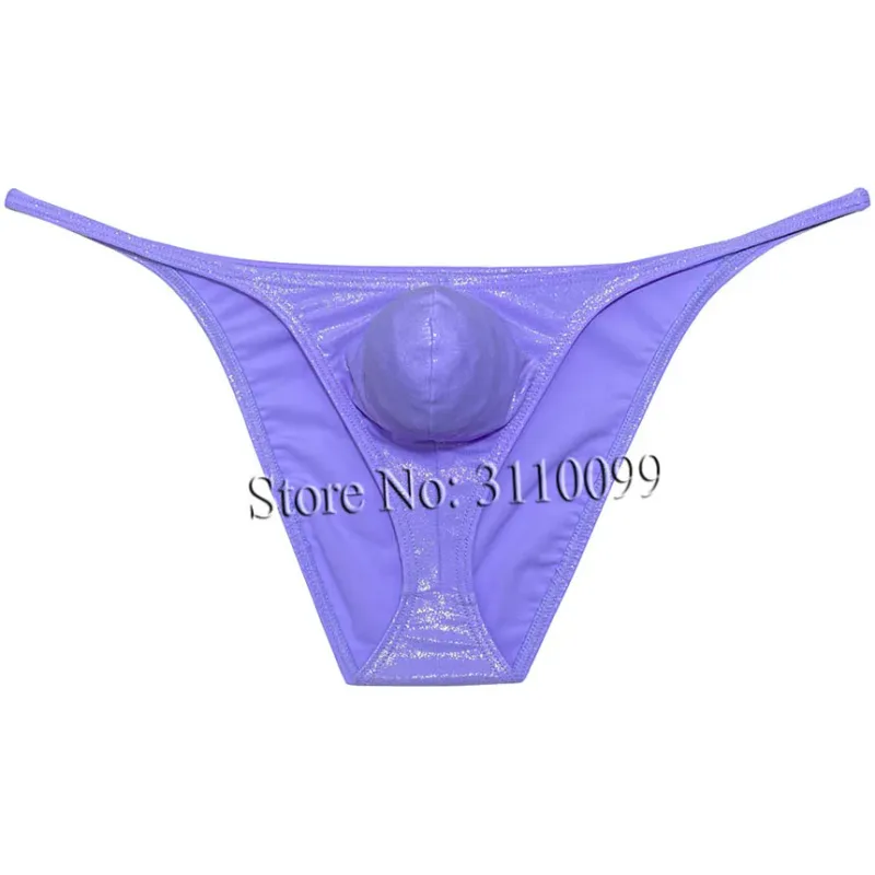 Men's Gloss Cheeky Briefs Posing Trunk Fitness Stretchy Bikini Briefs Underwear — image 6
