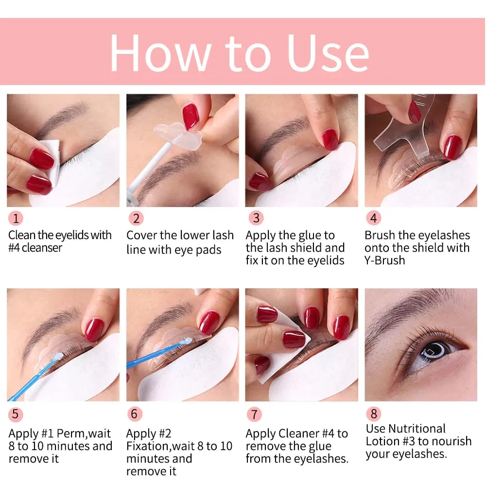 Dropshipping ICONSIGN Upgrade verze Lash Lift Kit Lifting řas Trvající 6-8 týdnů Calia Perm Eyelash Enhancer Makeup Tools — image 3