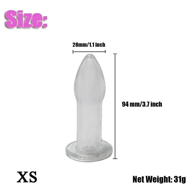 Tapón Anal hueco, consolador Vaginal, espéculo, expansor de Vagina, túnel, dilatador Anal, Enema, Juguetes sexuales para adultos para mujeres, hombres Gay — image 15