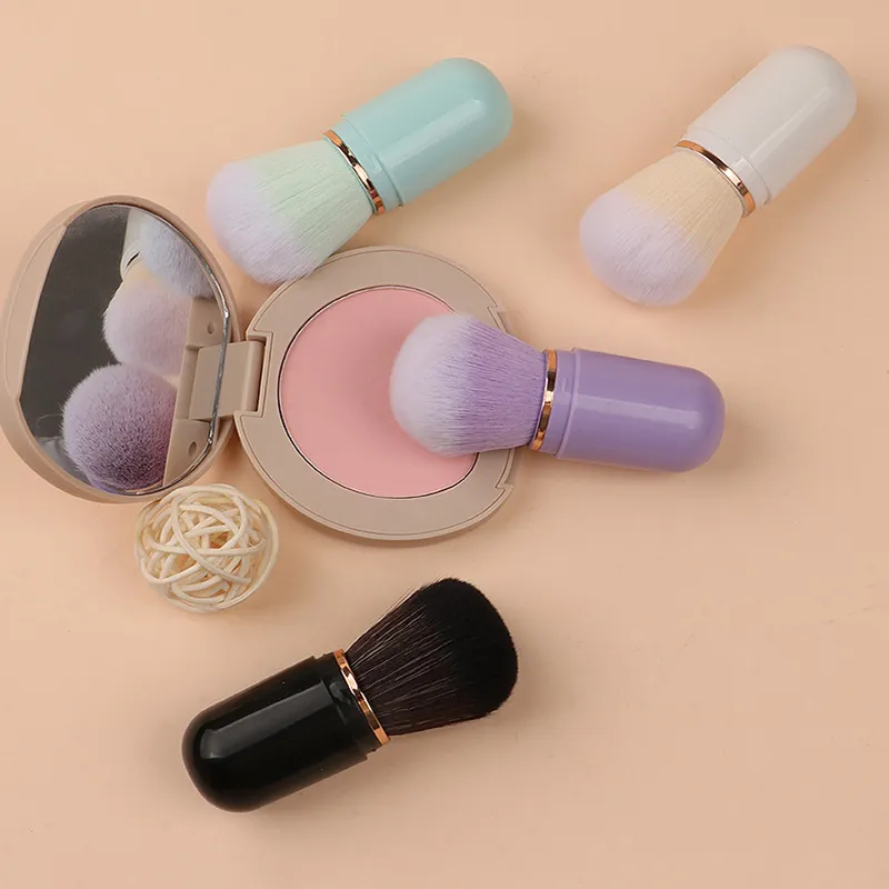 Single Makeup Tools Portable Mini Makeup Brushes Retractable Beauty Tools Loose Powder Brush Blush Brush Makeup Brushes — image 3