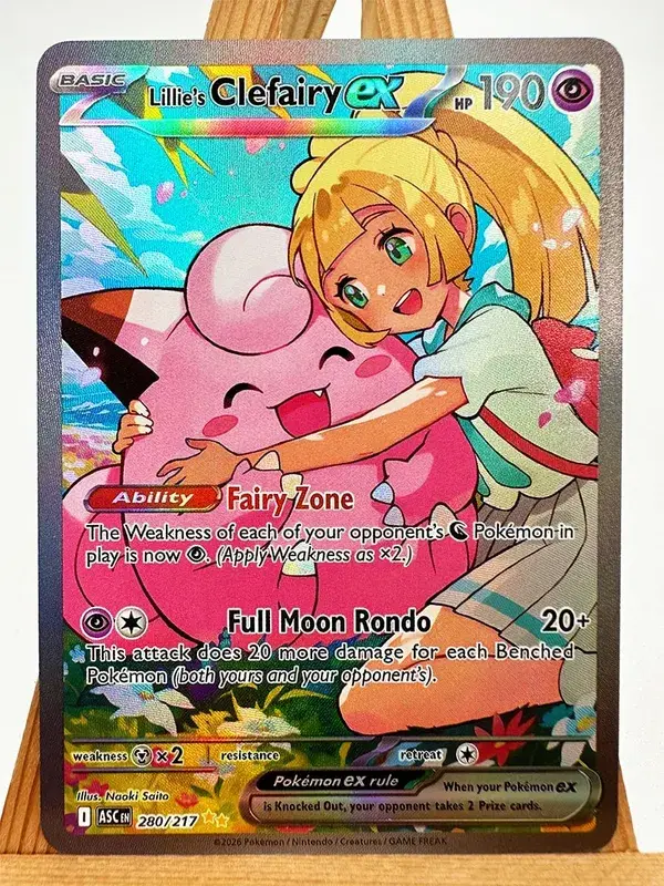 Pokemon PTCG ASC Gengar Dragonite Celebi Legetøj Hobby Hobby Samleobjekter Spilsamling Anime-kort