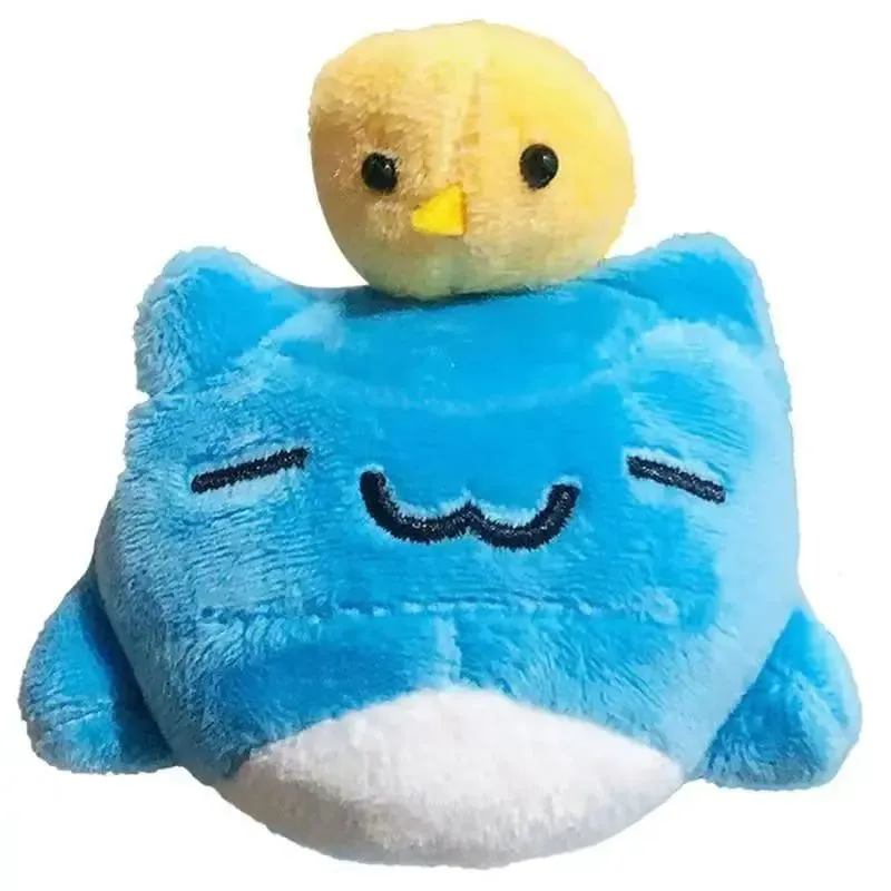 10cm Bugcat Capoo Plush pendants Anime Blue Cat Worm Cosplay Backpack decorative keychain children birthday present