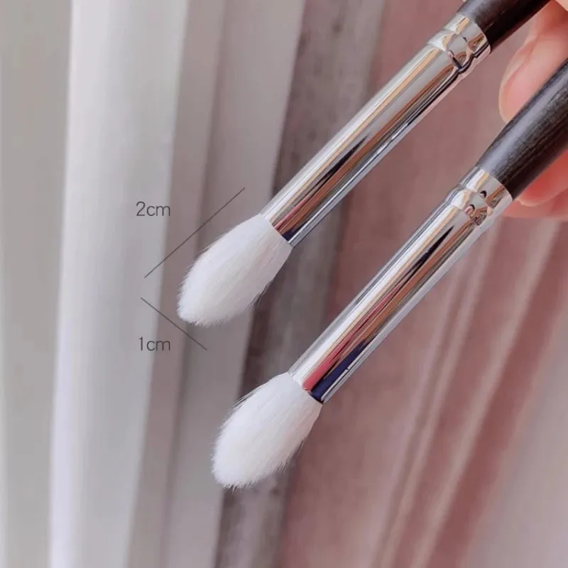 Øjenskygge makeup børster Luksus naturligt fint gedehår Ibenholt håndtag Øjenskygge blandingsbørste Skønhedsværktøj