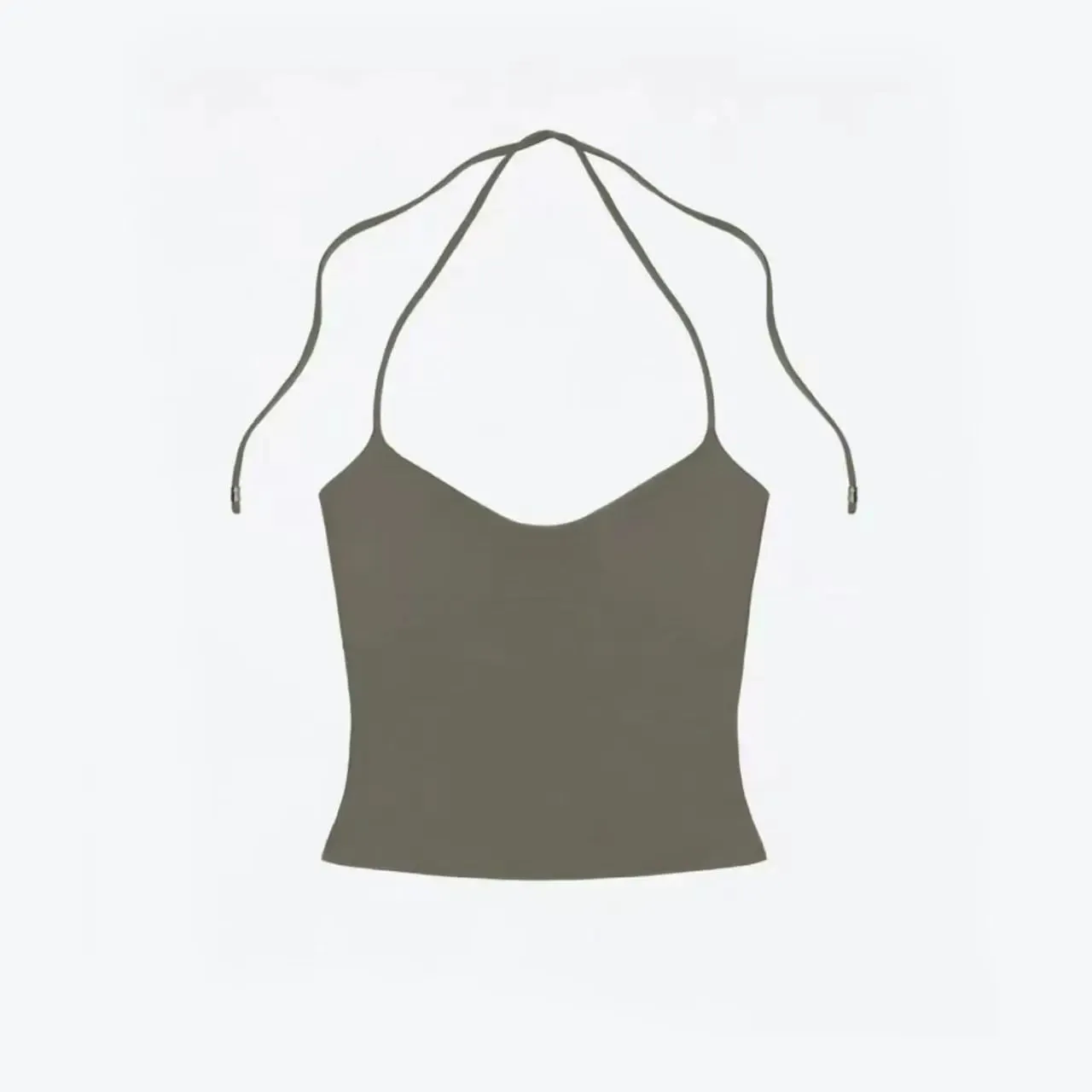 tank summer cherry red camisole olive green/purple/gray short top basic versatile high elasticity and skin hugging women — image 19