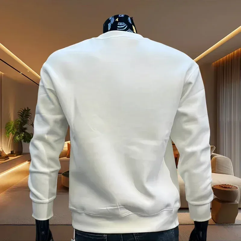 Hot Sales Autumn Winter Men's Sweatshirts Print O-Neck High Quality Casual Man Popular Sports Pullover Jogging Daily Simplicity — image 4