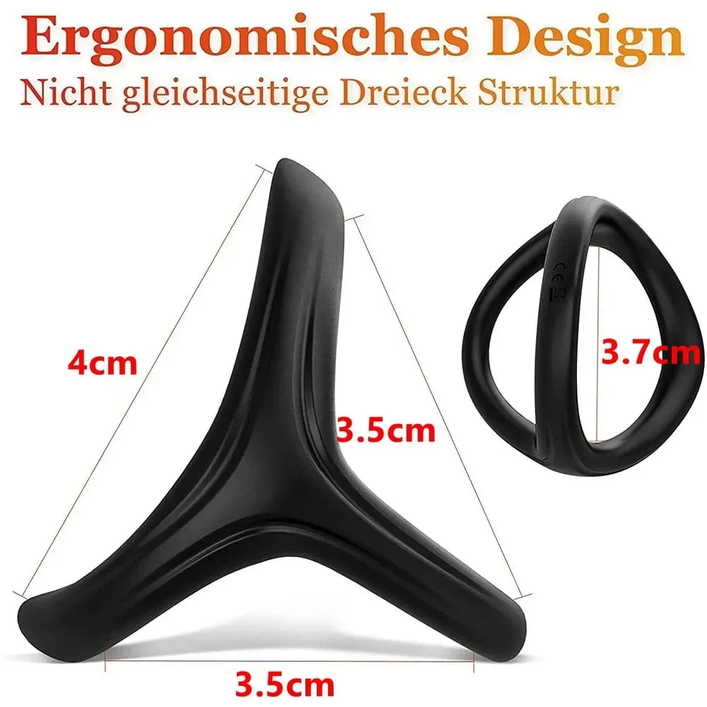 Penis Ring Silicone Semen Lock Ring Delay Ejaculation High Elasticity Time Lasting Cock Ring Sex Toys For Men Couples Adult 18+ — image 4