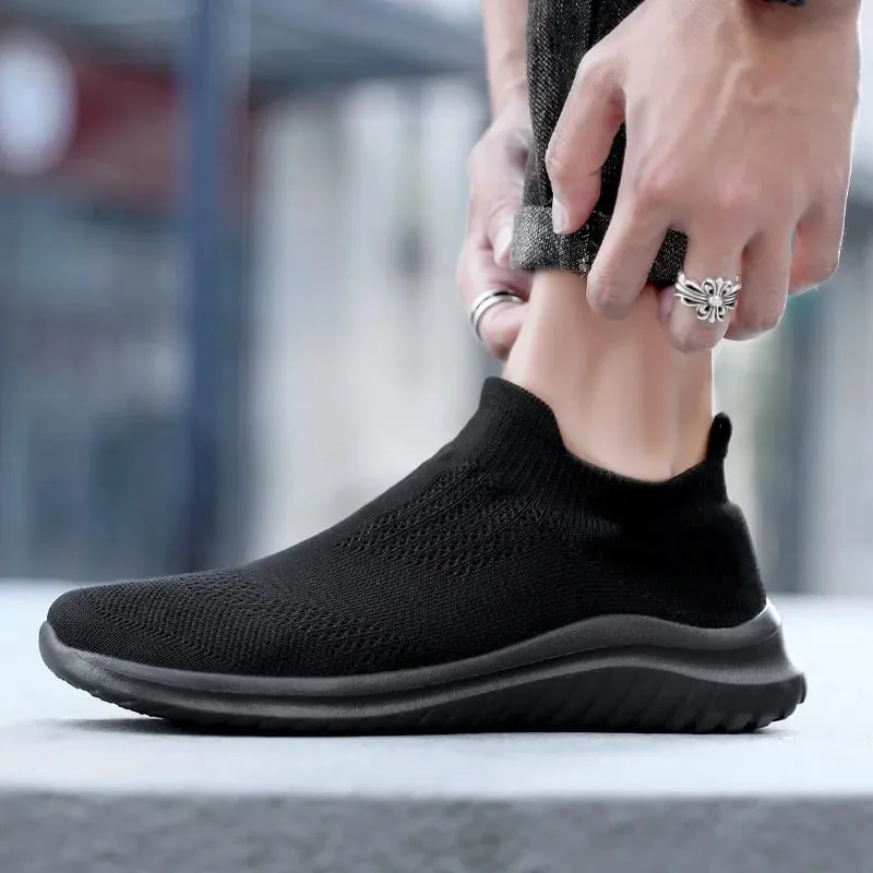 Men's Casual Sneakers Comfortable Socks Walking Shoes 2025 Spring New Comfortable Men's Casual Shoes Light Sneakers Men Shoes — image 3