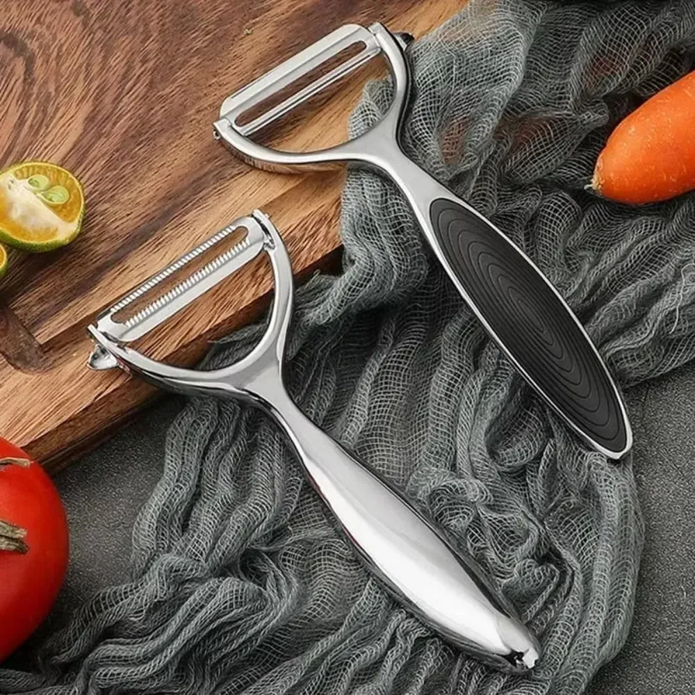304 Stainless Steel Vegetable Peeler Potato Peeler Multi-function Carrot Grater Fruit Tools Kitchen Accessories Cuisine Pelador — image 7