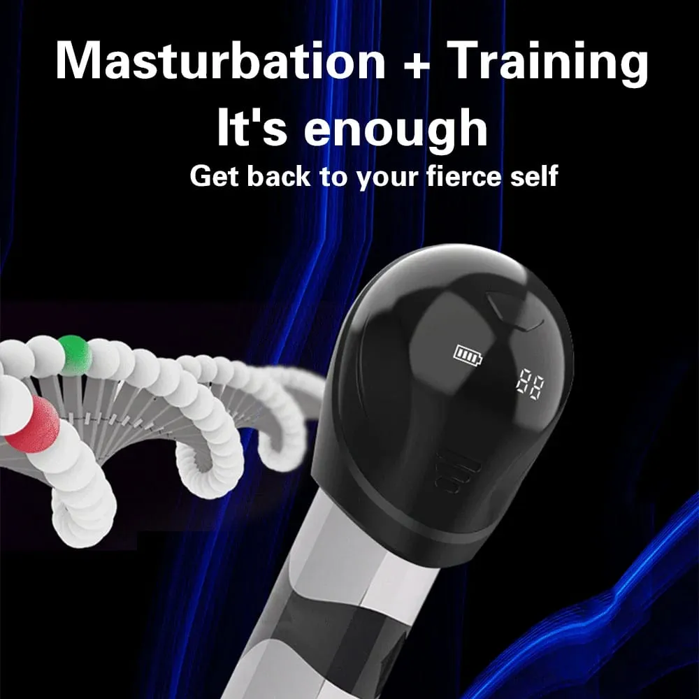 Adjustable Penis Enlargerment Trainer Vibrator Masturbators for Men 10 Vibration Modes Glans Stimulater Massager Adult Sex Toys — image 3